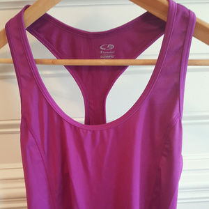 Women's Champion Fuscia Racer Back Sports Tank